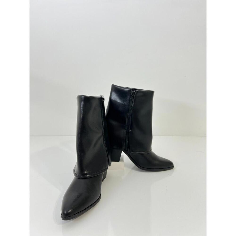 Sun + Stone Women's Ibizaa Fold Over Cuffed Dress Booties, Size 6